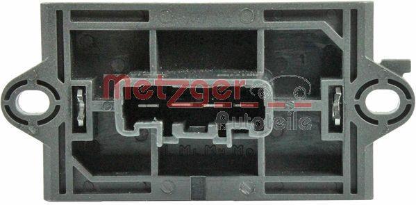 Résistance, pulseur d'air habitacle (Élément de commande, chauffage/ventilation) METZGER ref. 0917159
